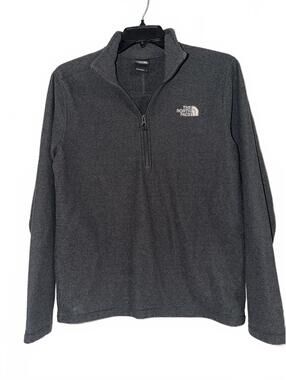The North Face Men's Medium Gray Half-Zip Pullover